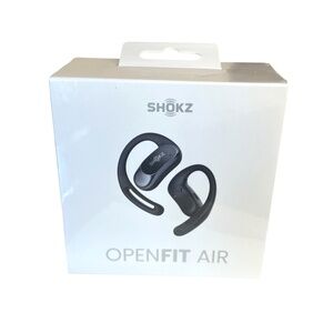 Shokz OpenFit Air Open-Ear True Wireless Earbuds - Black NIB